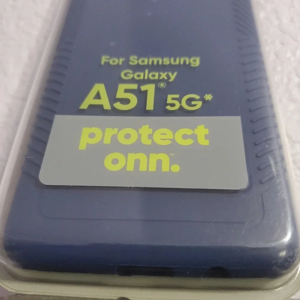 Onn Protect Samsung Galaxy A51 5G Cell Phone Case 8' Drop Protection Blue